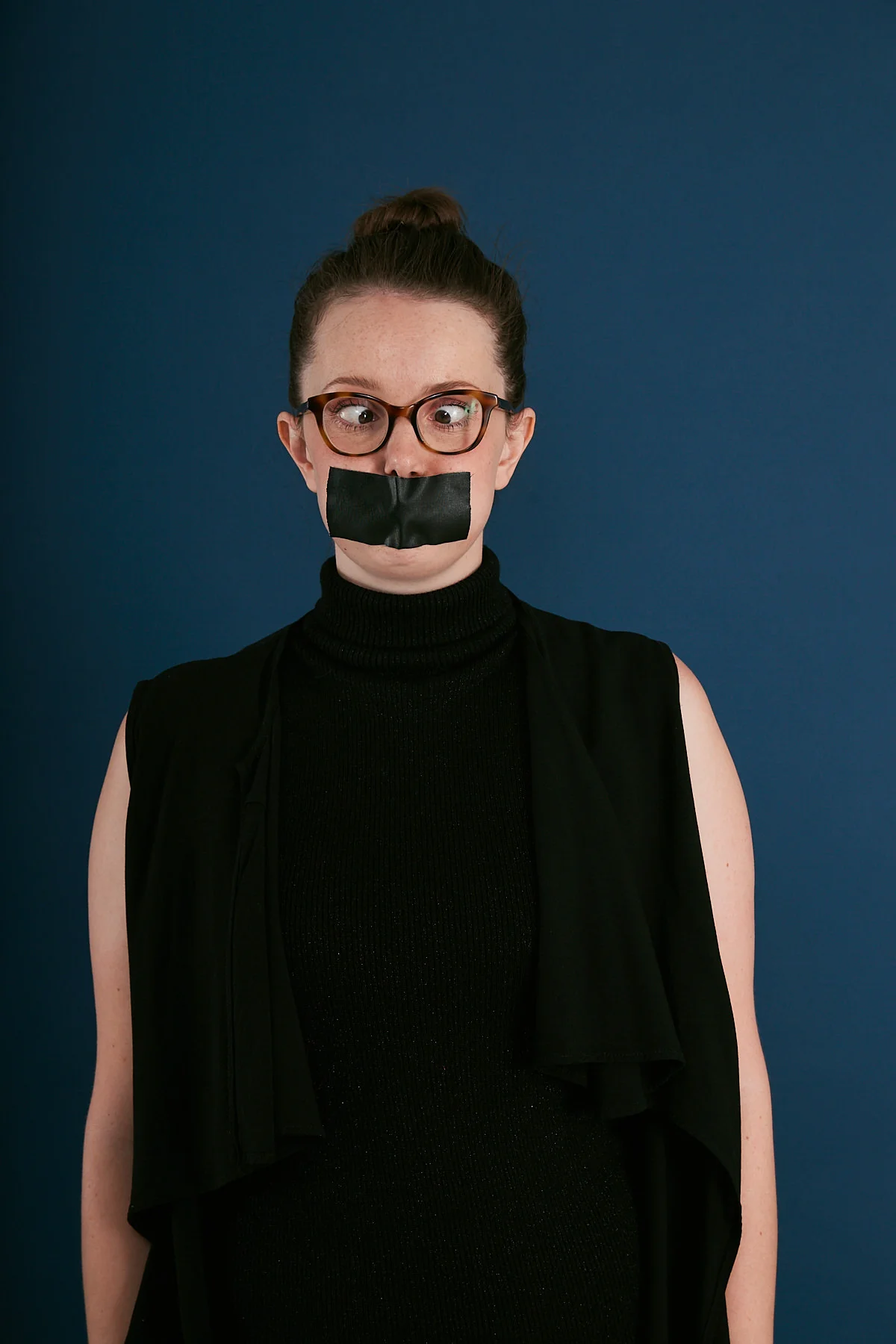 Behind the scenes moment from professional photography production