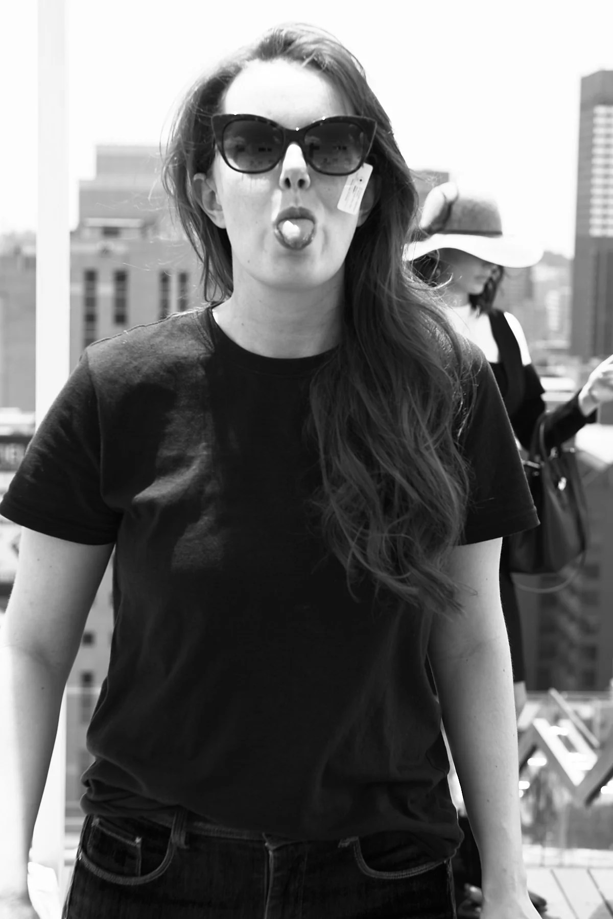 Behind the scenes moment from professional photography production