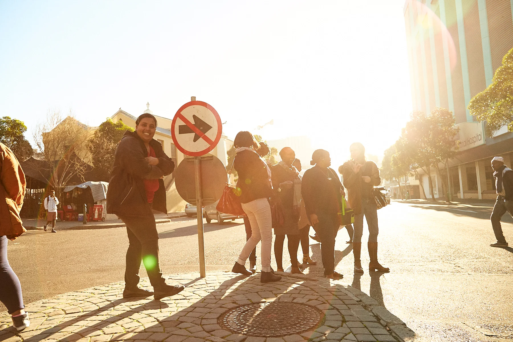 Behind the scenes moment from professional photography production