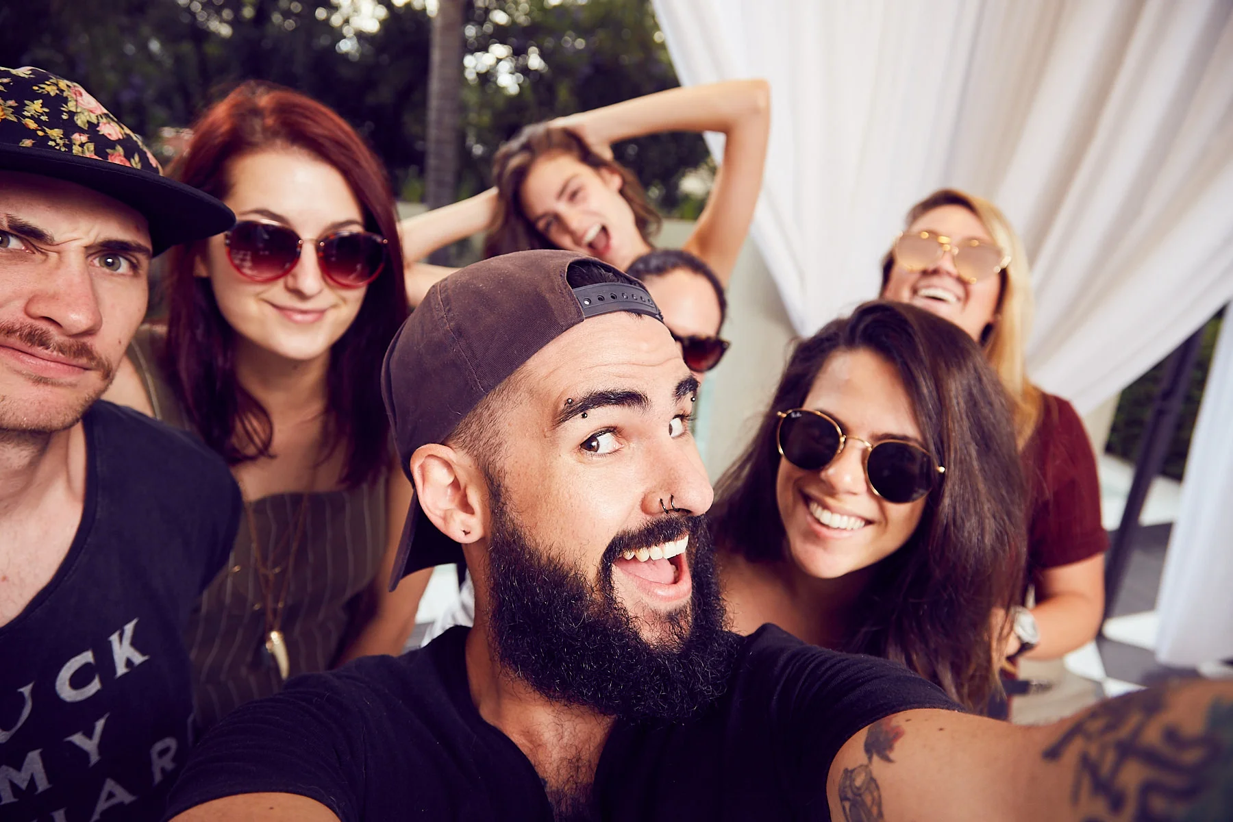 Behind the scenes moment from professional photography production